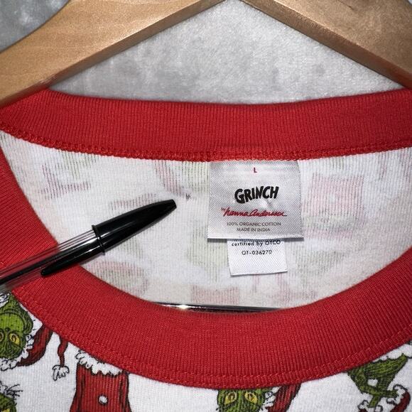 Hannah Anderson Adult Unisex Pajamas Size Large Christmas The Grinch Pajama Set - Picture 12 of 13